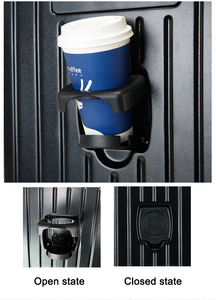 Tốt Nhất Bán 14/20/24/28Inch Hành Lý 4 Mảnh Bộ Màu Đen Phù Hợp Sắt Xe Đẩy Du Lịch Du Lịch Hành Lý Container - Product Image 5