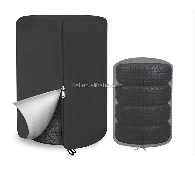 Custom Kan Houden 4 Band Opslag Duurzaam Set Tire Covers 420d Rav4 Reservewiel Cover Voor Toyota Prado