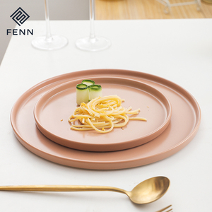 <span class=keywords><strong>Platos</strong></span> <span class=keywords><strong>de</strong></span> Cena <span class=keywords><strong>de</strong></span> Cerámica Redondos FENN <span class=keywords><strong>de</strong></span> 8 Pulgadas con Esmalte Mate en Varios <span class=keywords><strong>Colores</strong></span> para Restaurantes o Bodas - Product Image 5