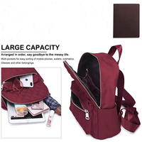 Vente chaude sac à dos pour ordinateur portable léger sac de voyage étanche sacs à dos de bureau à la mode pour femmes et dames