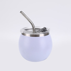 Mini Termos de Acero Inoxidable de 180 ml, Nuevo Diseño, Termo de <span class=keywords><strong>Vino</strong></span> al Vacío con Tapa y Pajita, Taza de Mate Estilo <span class=keywords><strong>Argentino</strong></span> - Product Image 3