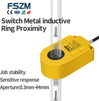 Capteur de proximité capacitif annulaire blindé 20-30V 2mm réglable Détection d'objets ABS LED IP67 Automatisation industrielle