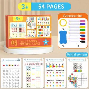 หนังสือฝึกสมองเสริมพัฒนาการเด็กเล็ก ฝึกการติดตามเส้น ฝึกคณิตศาสตร์ ฝึกสมาธิ ได้รับการรับรอง CPC CE ขายดี - Product Image 6