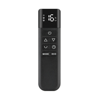 Chauffage numérique PTC 2400W en plastique avec double sortie d'air, ventilation, tour intelligente portable autoportante, télécommande et contrôle par application