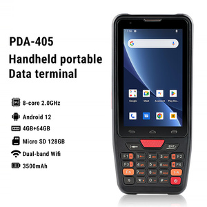 <span class=keywords><strong>Android</strong></span> 12 gồ ghề 4 inch PDA di động thông minh thiết bị đầu cuối dữ liệu máy quét mã vạch Bàn Phím cầm tay PDAs cho lớp tham dự Cổ Phiếu - Product Image 3