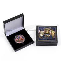 Pièce de monnaie commémorative du 250e anniversaire des États-Unis 1776-2026, 1 oz, en cuivre pur, avec boîte cadeau