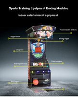 Nouvelle machine de jeu de simulation de boxe Ultimate Big Punch, double frappe, machine de jeu d'arcade noire, puissance de frappe de boxe, à vendre
