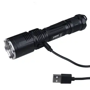 3W LED COB LED sạc mini LED Đèn pin USB Torch Zoomable Led đèn pin