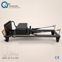 Machine de Pilates Reformer en alliage d'aluminium avec ressorts réglables, équipement de studio commercial pour salle de sport