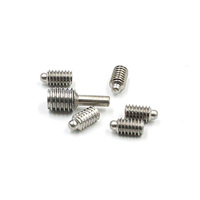 Vis de réglage à ressort à tête hexagonale et pointe sphérique longue en acier inoxydable 304 316, filetages 1/4-20, 3/8-16, M3, M4, M5, M6