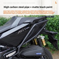 Pelindung Mesin Depan Honda ADV350 dengan Struktur Segitiga & Pemasangan Multi-Titik dari Baja Karbon yang Diperkuat