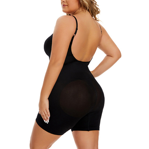 ชุดกระชับสัดส่วนเต็มตัวสำหรับผู้หญิงชุดกระชับสัดส่วนเปิดหลังช่วงกลางต้นขาไร้รอยต่อสำหรับผู้หญิง - Product Image 4