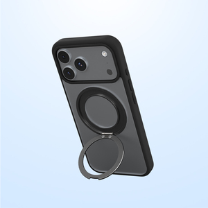 Funda Magnética Giratoria de 360 Grados para Teléfono con Soporte de Aluminio, Parachoques de TPU Flexible y Soporte de Aluminio para iPhone - Product Image 3
