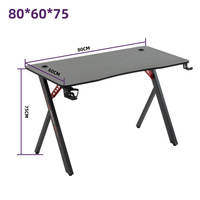 Ensemble complet de bureau et chaise d'ordinateur simple pour bureau ou maison chambre à coucher jeu Esports combinaison ensemble pour table de bureau