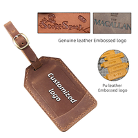 Vente en gros de haute qualité de luxe Saffiano en cuir véritable étiquette de bagage de voyage à la mode vente chaude logo personnalisé lettre motif