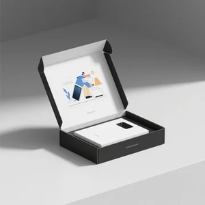Boîte d'expédition électronique écologique en gros | Emballage en papier kraft recyclable <span class=keywords><strong>avec</strong></span> logo personnalisé pour l'exportation de Smartphone/ordinateur portable - Product Image 3