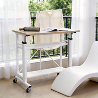 Table pliante en bois de haute qualité, portable, mobile et réglable en hauteur, personnalisable