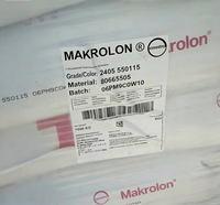 Resin PC Makrolon 2405-550115 Cepat Dibentuk, 100% Bahan Virgin, Grade Injeksi Cetakan untuk Casing Laptop dan Komponen Elektronik
