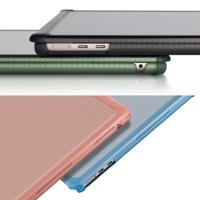 Casing antigores lengan Laptop kustom tahan guncangan TPU bingkai lunak TPU PC gaya transparan kristal untuk Macbook Air M2 13.6 inci