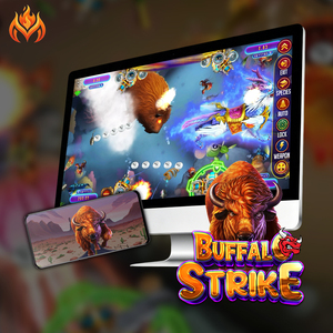 เครื่องเกมยิงปลาหลายทักษะรุ่นใหม่ล่าสุดจากอเมริกาเหนือ Buffalo Strike Arcade Game Machine แบบหยอดเหรียญ - Product Image 1