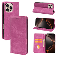 Étui portefeuille à rabat en cuir magnétique pour iPhone 18 Pro Max, 17, 17e, 16, 16e, 15 Pro, 14, 13, 12, 11 – Housse de protection