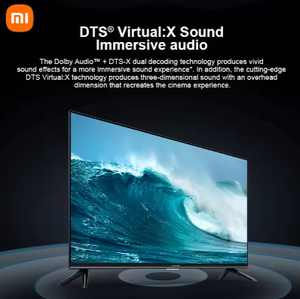 Mi TV de 43 Pulgadas con Diseño de Pantalla Completa, Retroiluminación LED de 3840x2160, 2GB 16GB, Sistema Android AI, HDTV para Hoteles, Negro, 60Hz, 43 Pulgadas - Product Image 2