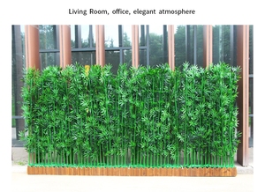 Écran en <span class=keywords><strong>bambou</strong></span> artificiel pour bloquer la décoration extérieure de forêt de <span class=keywords><strong>bambou</strong></span> de bonsaï d'aménagement paysager - Product Image 4
