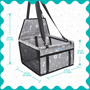 Nobleza pieghevole e lavabile seggiolino per auto per cani piccolo/grande seggiolino per auto di sicurezza per animali domestici borse da viaggio per cani e gatti - Product Image 4