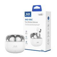 Audífonos Inalámbricos Miccell con Cancelación de Ruido ANC y ENC, Pantalla Digital, Chipset JL, Larga Duración de Batería, Resistentes al Agua IPX4