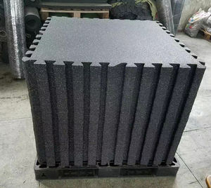 Precio de fábrica Equipo de gimnasio Alfombrilla de goma Crossfit Gimnasio Piso Enclavamiento Azulejo de goma - Product Image 5