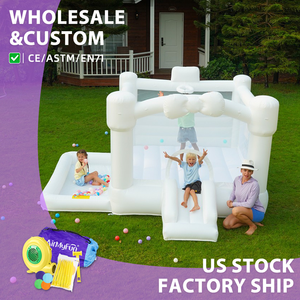 Château gonflable pour enfants AirMyFun, blanc, pour mariage, pour la maison et la <span class=keywords><strong>location</strong></span> commerciale - Product Image 1