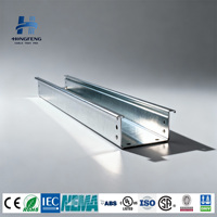Bandeja Portacables de Grado Estructural para Construcción Industrial con Rieles Reforzados Galvanizados para Soporte de Largo Alcance