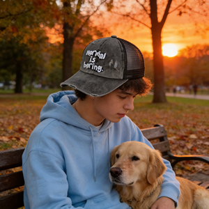 Casquette Trucker en Coton Lavé Tissé à la Main avec Broderie de Lettres Vintage, Style Rétro, Vente en Gros, Logo Personnalisé, Unisexe - Product Image 4