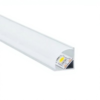 Profilé en aluminium LED LS-053 avec diffuseur, longueur personnalisable 2M/1M, pour éclairage décoratif à bande LED