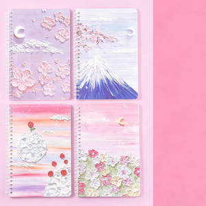 Carnet à spirales A5 personnalisé et mignon |   Carnet de notes épais rechargeable en vrac pour le bureau et l'école - Product Image 2