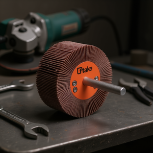 Ttake Abrasive Flap <b>Wheel</b> 60x40 Mm 6 Mm Shaft Corundum <b>Grinding</b> <b>Wheel</b> - Product Image 3