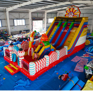 Châteaux gonflables commerciaux d'extérieur en PVC avec toboggan, écologiques, capacité 1000 kg, garantie 2 ans, pour <span class=keywords><strong>jeux</strong></span> <span class=keywords><strong>de</strong></span> saut pour enfants - Product Image 5