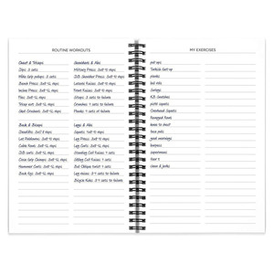 Organizador en espiral A5 personalizado de fábrica al por mayor, diario de tapa dura, cuaderno, planificador de línea Horizontal, diario deportivo, encuadernación en espiral - Product Image 6