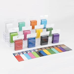 Black-lined Matte PP Trading <b>Card</b> Sleeves with <b>Top</b> <b>Loading</b> Design for Standard <b>Cards</b> 2.5" X 3.5" High Quality <b>Card</b> Protector - Product Image 1