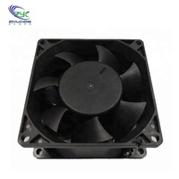 Haute vitesse 80X38mm double roulement à billes ventilateur de refroidissement DC 24V 0.45A lames en plastique Source d'alimentation électrique OEM personnalisable