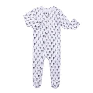 ชุดรอมเปอร์สำหรับเด็กทารกสไตล์นอร์ดิกชุดหมีขาสั้นผ้าวิสคอสเนื้อนุ่มและเป็นมิตรต่อผิวมีซิปปิดสำหรับชุดนอนของเด็ก - Product Image 4