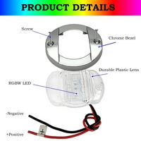 Lampes LED rondes 12V DC étanches, éclairage de courtoisie pour transom, quille, ancre, pont de bateau, pour ponton, bateau de pêche, kayak, voilier, voiture