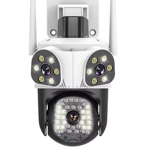 8K 15MP IP Three Lens Outdoor WiFi Wireless Security Protection Monitor Auto Tracking Smart Home <b>CCTV</b> Video Surveillance <b>Camera</b> - Product Image 1