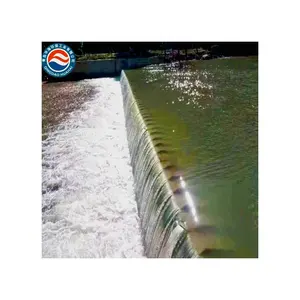 热销工厂制造了优质钢制门板橡胶坝，用于河流维护水螺旋橡胶坝