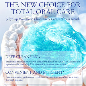 Salle de réunion haleine fraîche nettoyage instantané refroidissement menthe non irritant poche Pack longue durée capsule gelée tasse rince-bouche Kit - Product Image 2