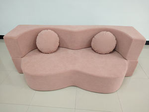 Sofá Cama Modular de Diseño Moderno y Lujoso, con Tapicería de Tela y Esponja de Alta Calidad, Duradero y Confortable - Product Image 6