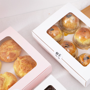 Hot bán Nâu cấp thực phẩm vật liệu chất lượng tuyệt vời đông lạnh món tráng miệng Tiramisu bánh tráng miệng bao bì hộp với cửa sổ - Product Image 5