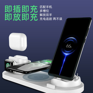 แท่นชาร์จไร้สาย 6-in-1 ชาร์จเร็ว สำหรับแท็บเล็ต ของขวัญทางธุรกิจ - Product Image 4