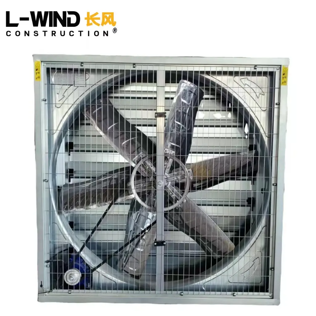 Grande vente de ventilateur galvanisé ventilateur d'extraction industriel ventilateur marteau à température contrôlée pour serre ferme