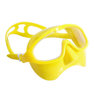 Masque de plongée encadré à une fenêtre, verre trempé 4,0 mm, faible volume, silicone, pour sports nautiques universels - Product Image 1